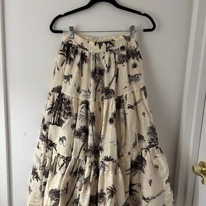Banana Republic Wayfinder Linen Skirt (Size 2)